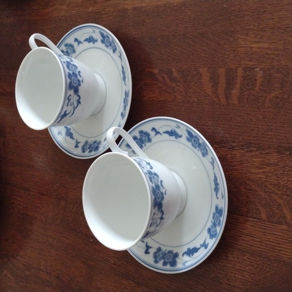 Liling China Porcelain Tea Cup Saucer Set b800 - Picture 1 of 5